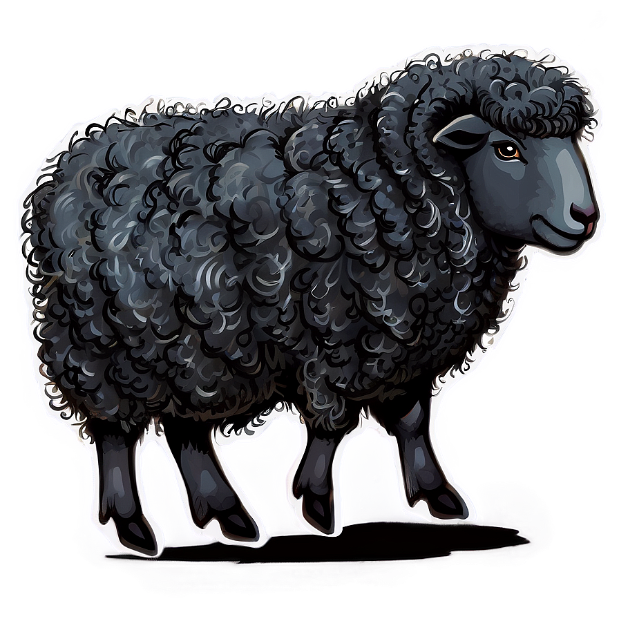 Fantasy Black Sheep Png Cwf74