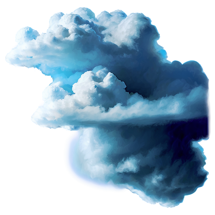 Fantasy Blue Clouds Png 20