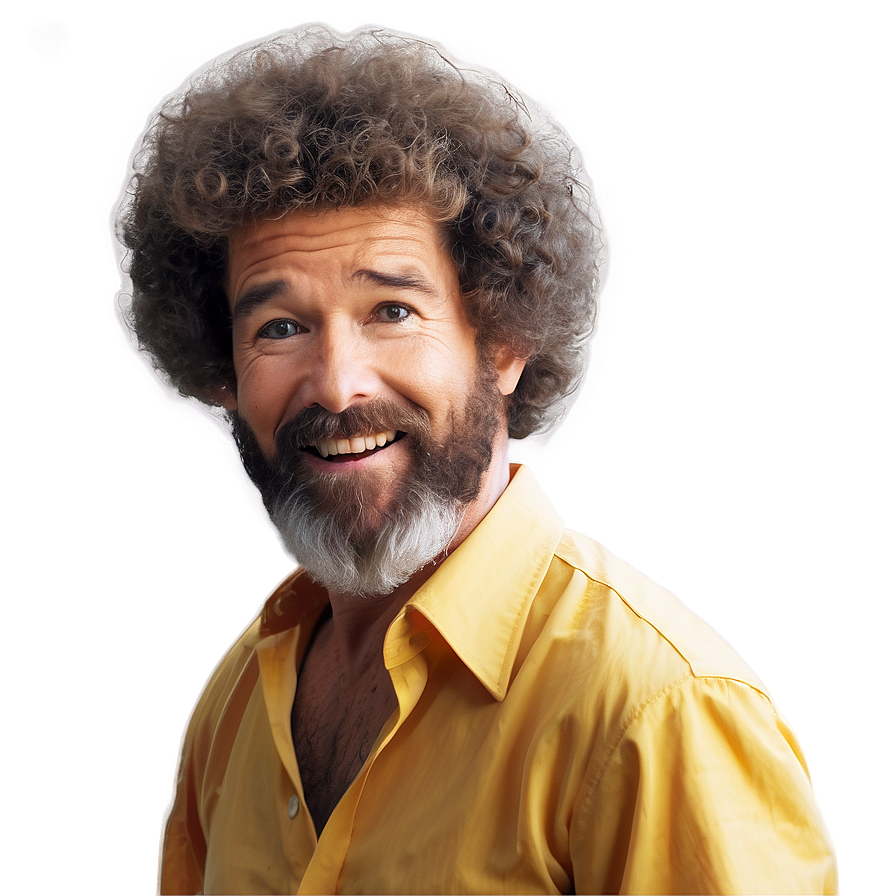 Fantasy Bob Ross Hair Png Xce18