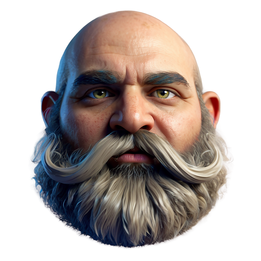 Fantasy Cartoon Beard Png 06272024