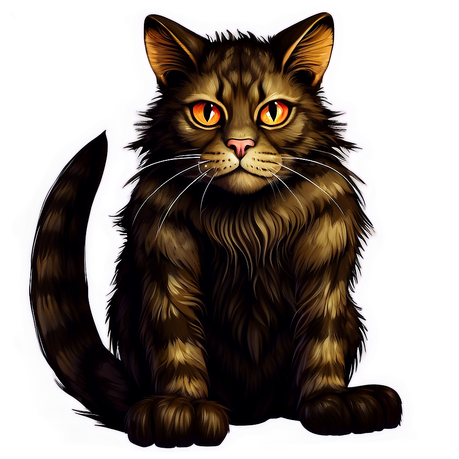 Fantasy Cat Creature Vector Png 06262024