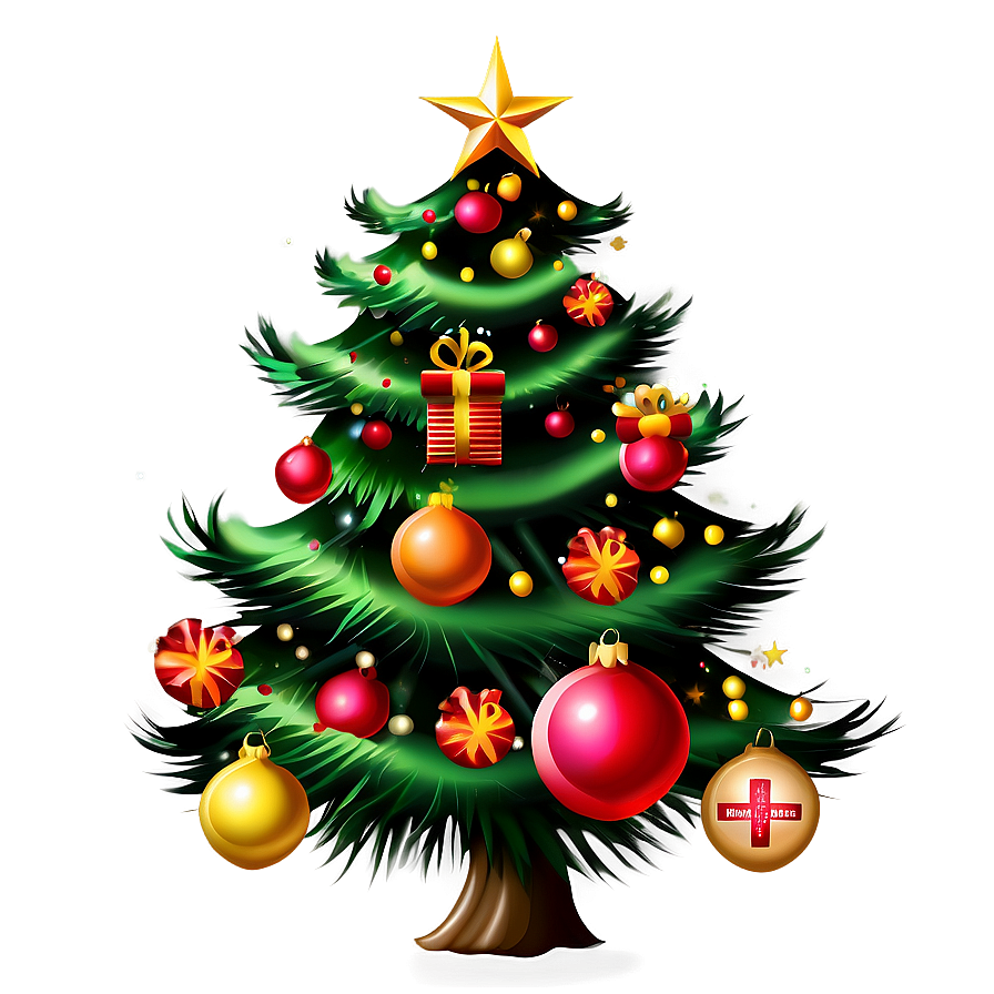 Fantasy Christmas Tree Design Png Jsx