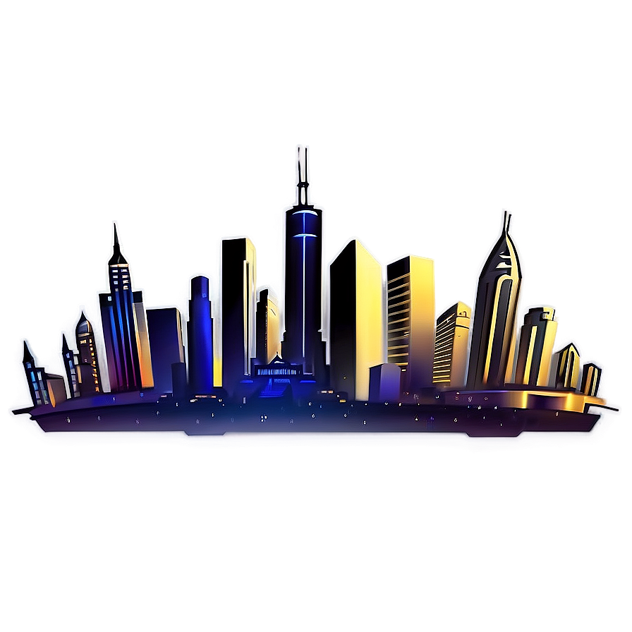 Fantasy City Skyline Png 06202024