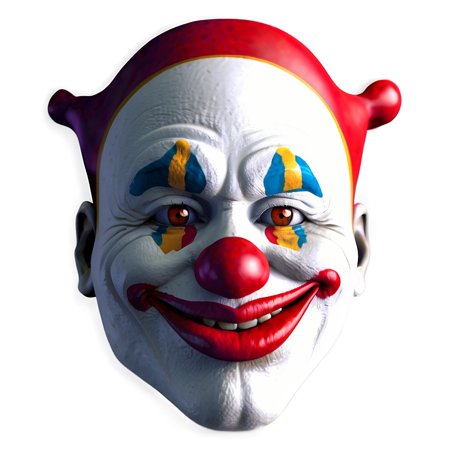 Fantasy Clown Face Artwork Png 25