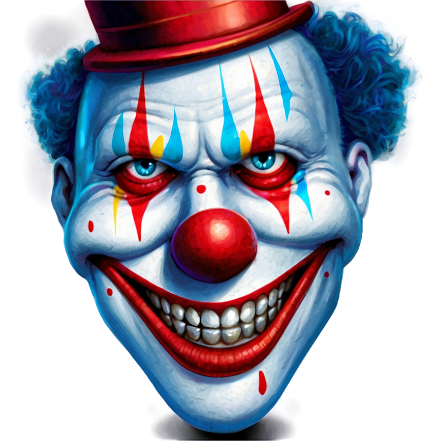 Fantasy Clown Face Artwork Png Pbf