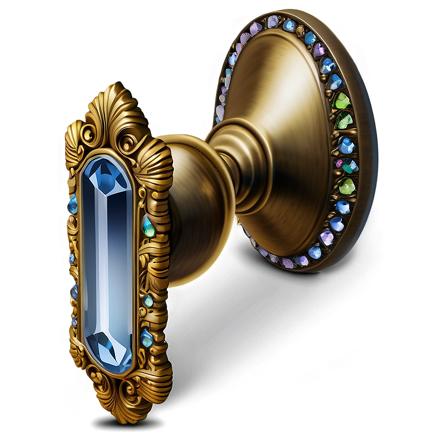 Fantasy Crystal Doorknob Png Nob27