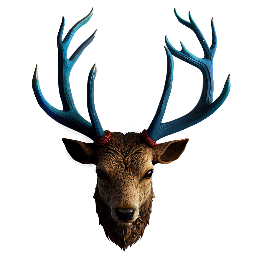 Fantasy Deer Antler Artwork Png 06122024