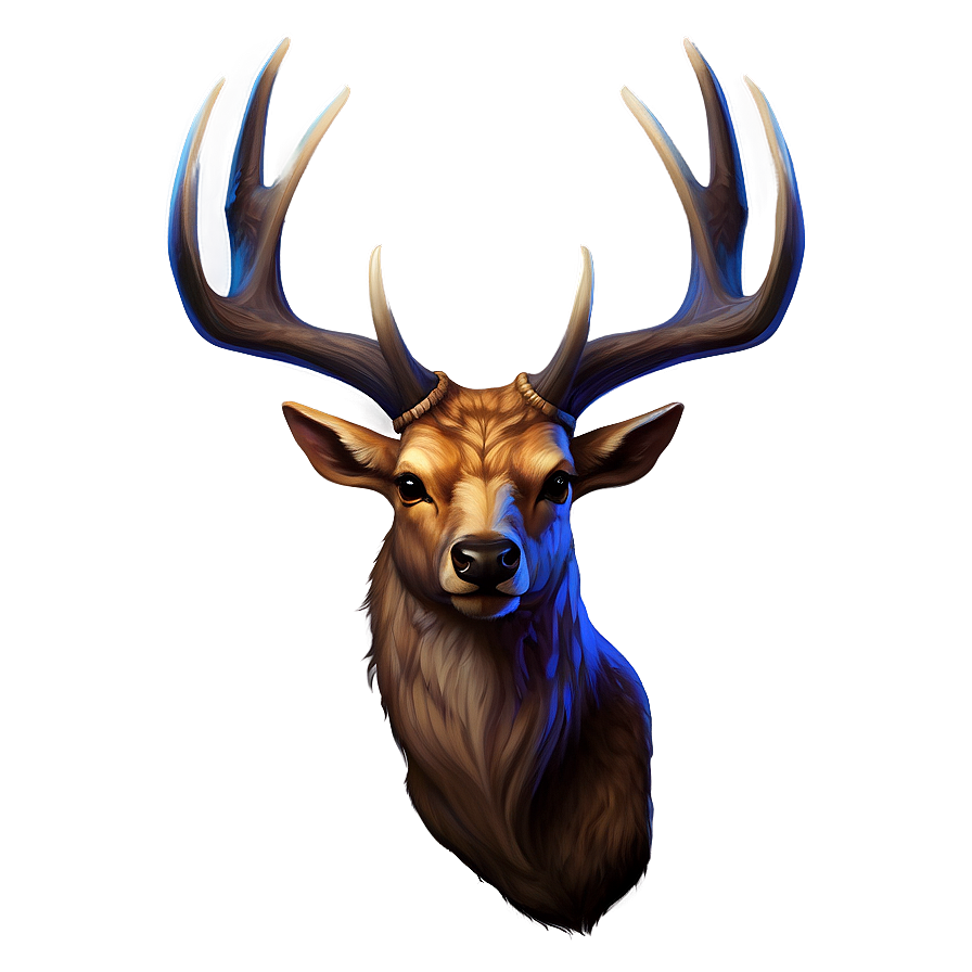 Fantasy Deer Antler Artwork Png Vft77