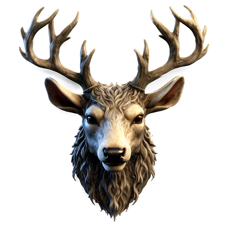 Fantasy Deer Head Image Png 90