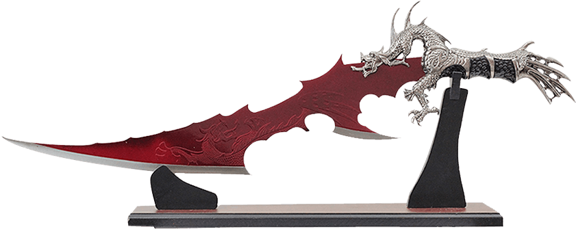 Fantasy Dragon Dagger Display