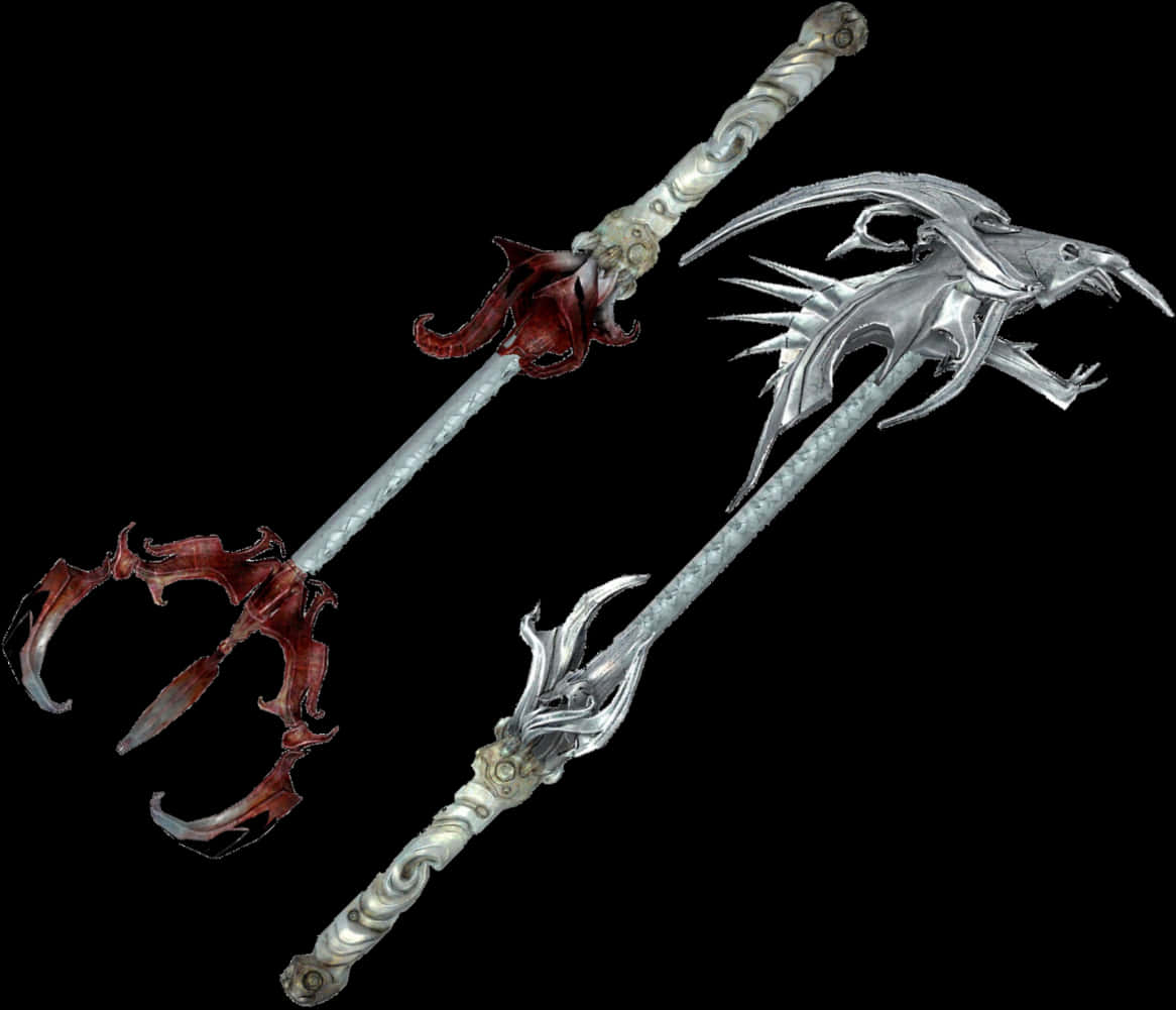 Fantasy Dragon Devil Weapons