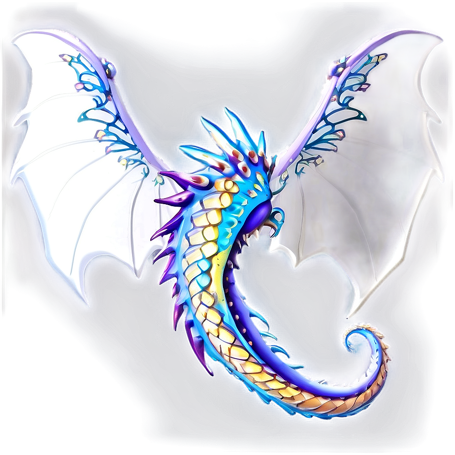 Fantasy Dragon Wings Design Png Hqa