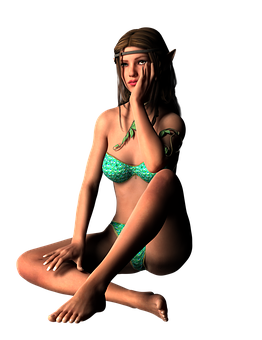 Fantasy_ Elf_ Female_ Posing