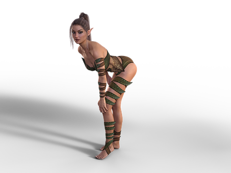 Fantasy_ Elf_ Woman_ Pose