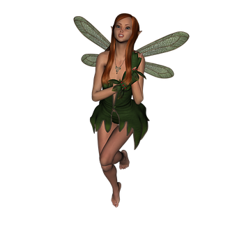 Fantasy Fairywith Dragonfly Wings