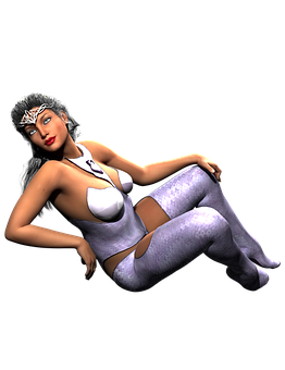 Fantasy Female Character3 D Render