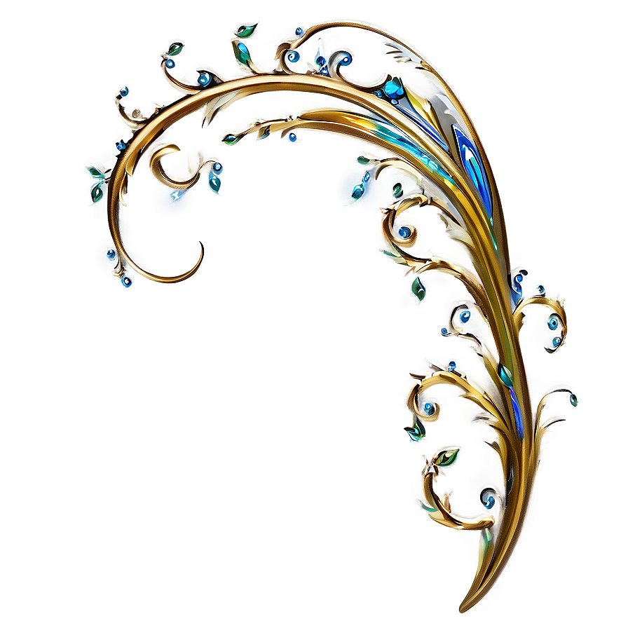 Fantasy Flourish Scroll Png Jwx