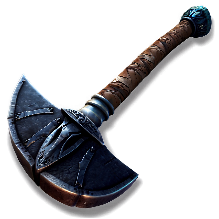 Fantasy Game Axe Png 34