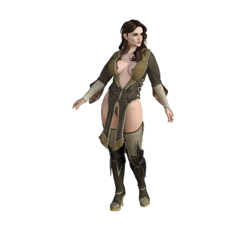 Fantasy Game Female Character