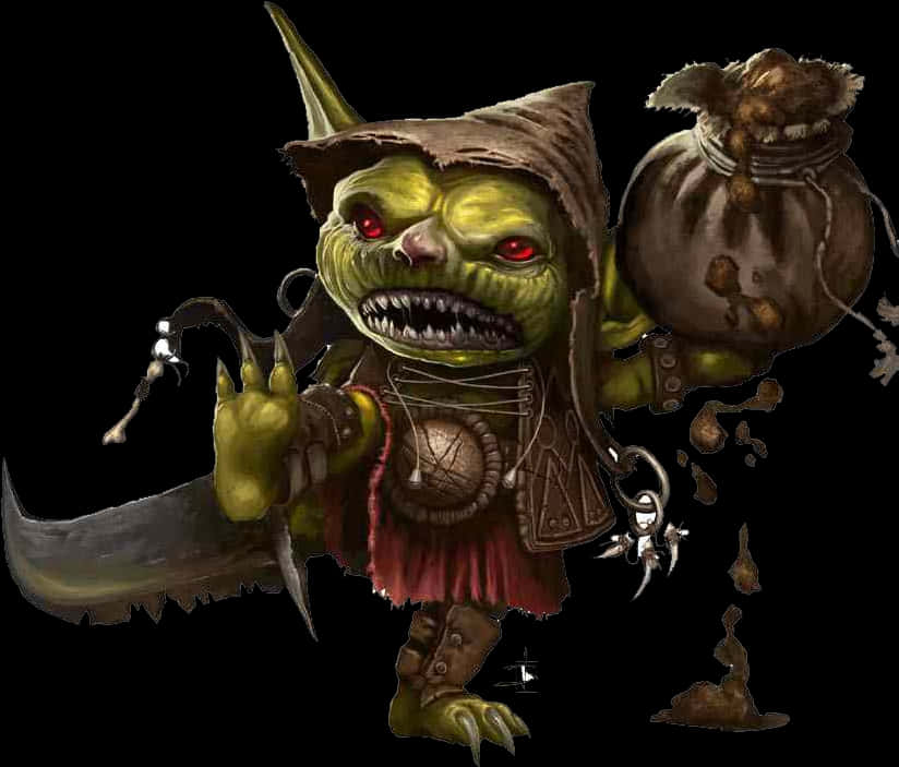 Fantasy Goblin Warrior Artwork