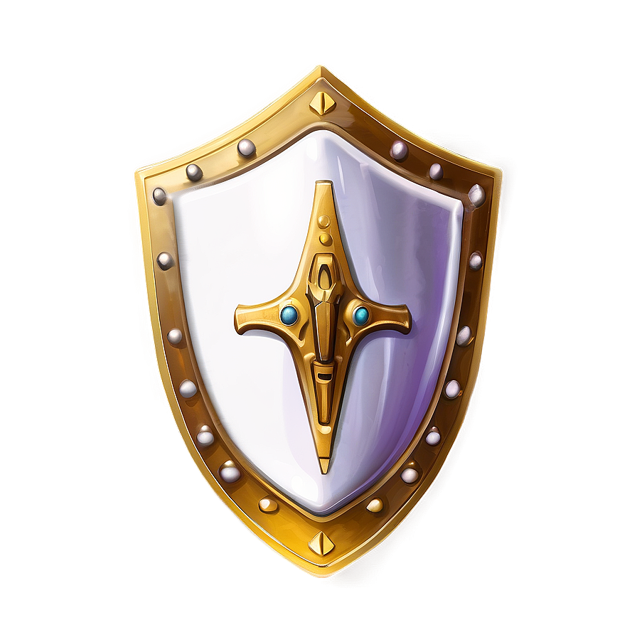 Fantasy Gold Shield Png Jvf