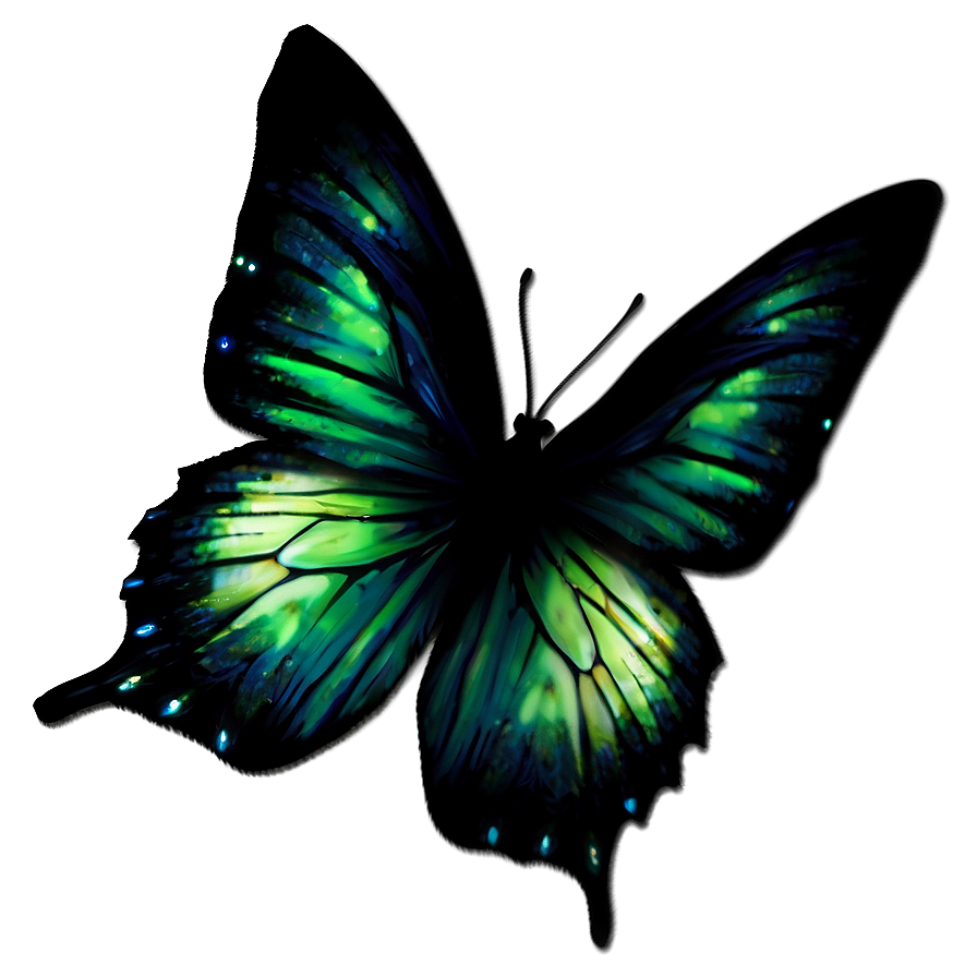 Fantasy Green Butterfly Png Sue43