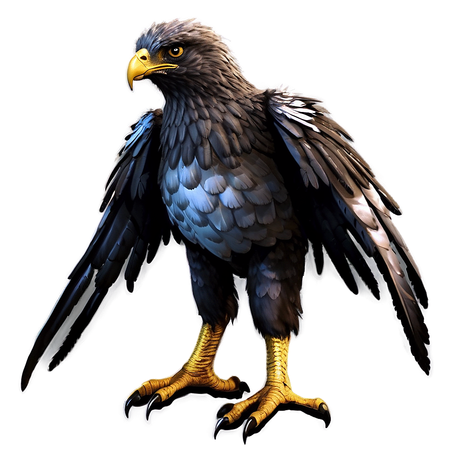 Fantasy Hawk Companion Png Isr