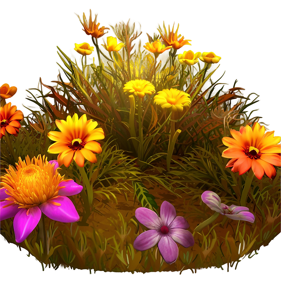 Fantasy Indie Flower Scene Png 06252024