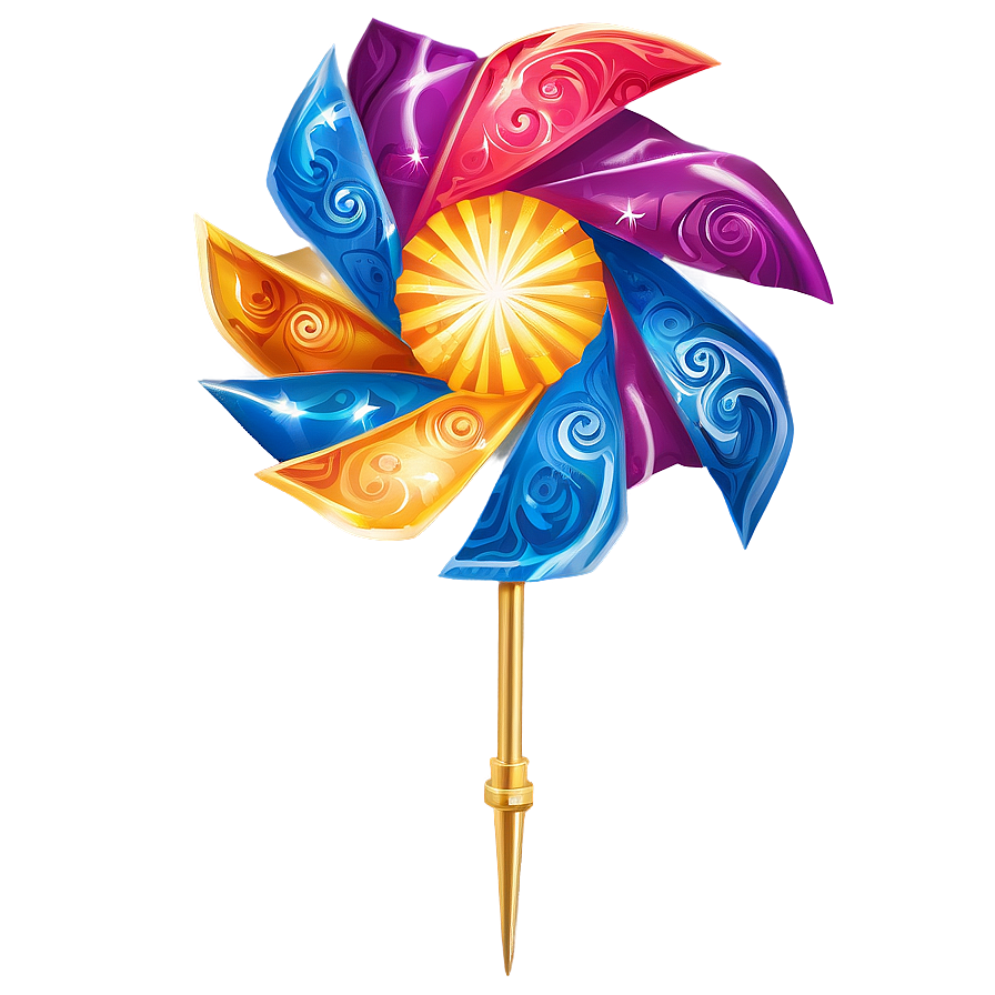 Fantasy Magic Pinwheel Png 06282024