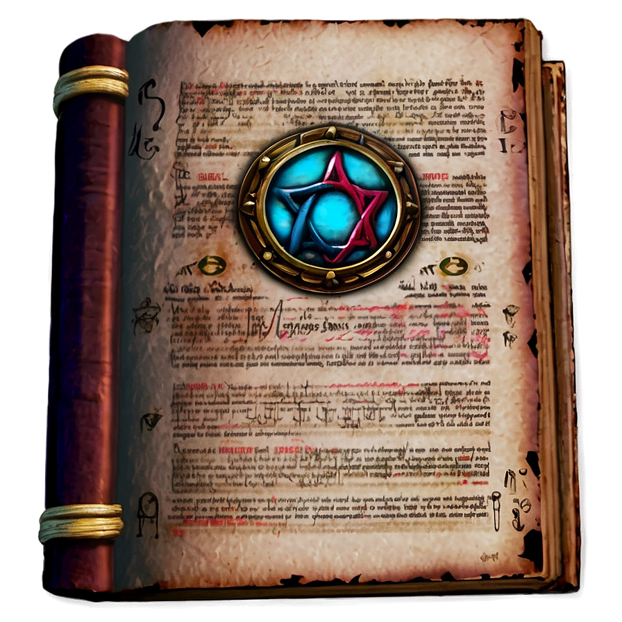 Fantasy Magic Spellbook Png Ygs