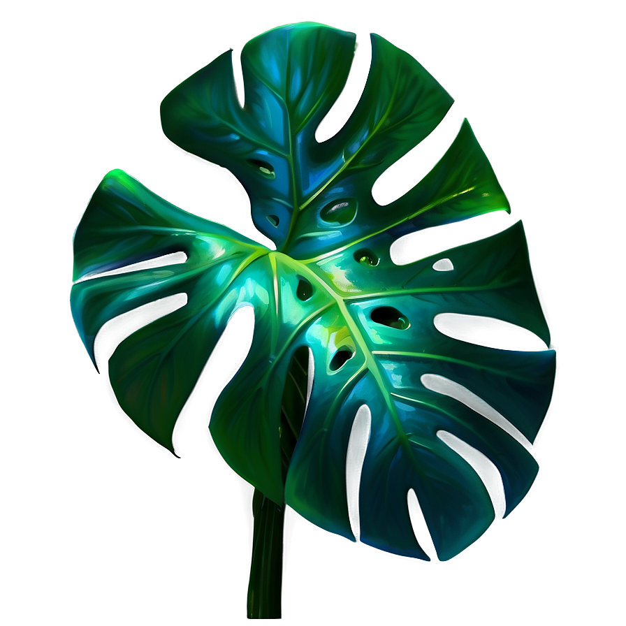 Fantasy Monstera Leaf Png 05232024