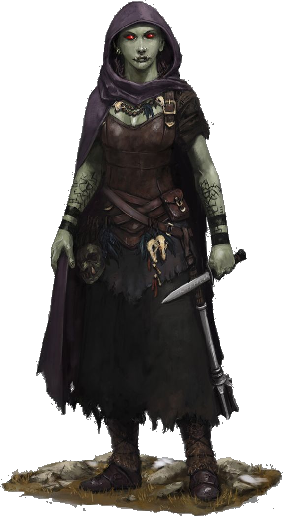 Fantasy Orc Rogue Character Art