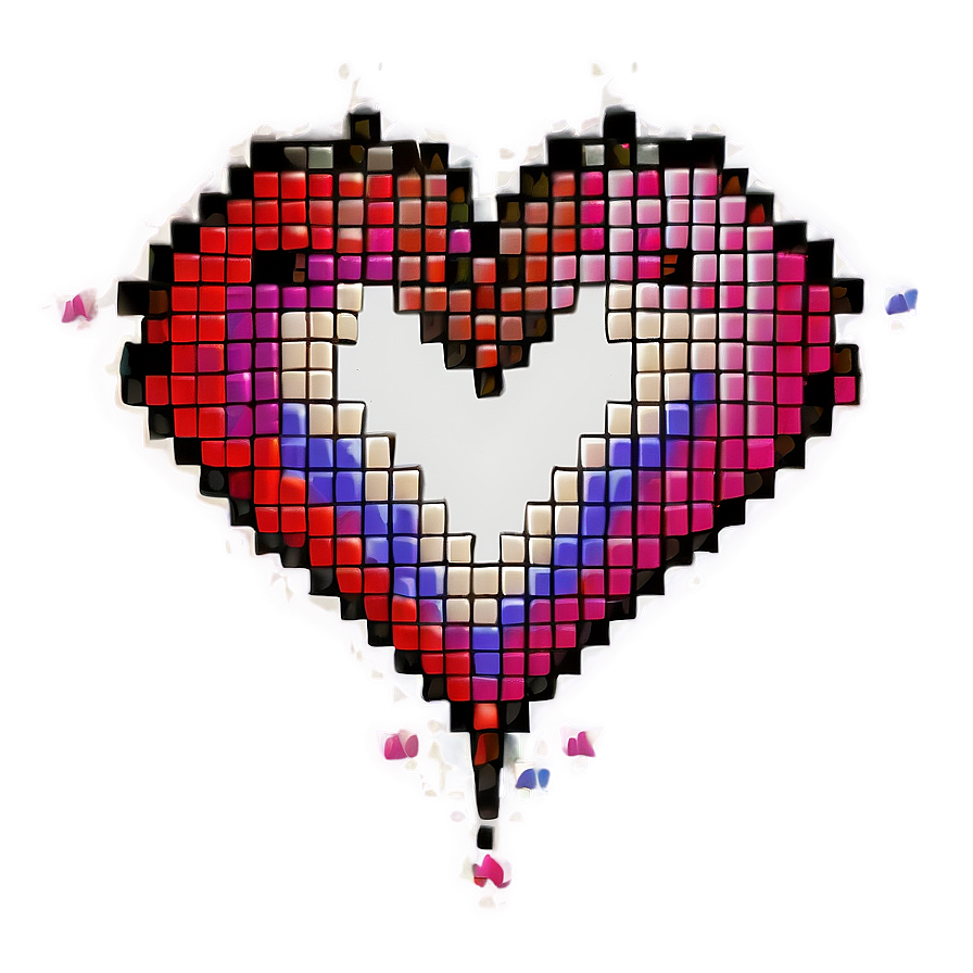 Fantasy Pixel Heart Png Gwg75