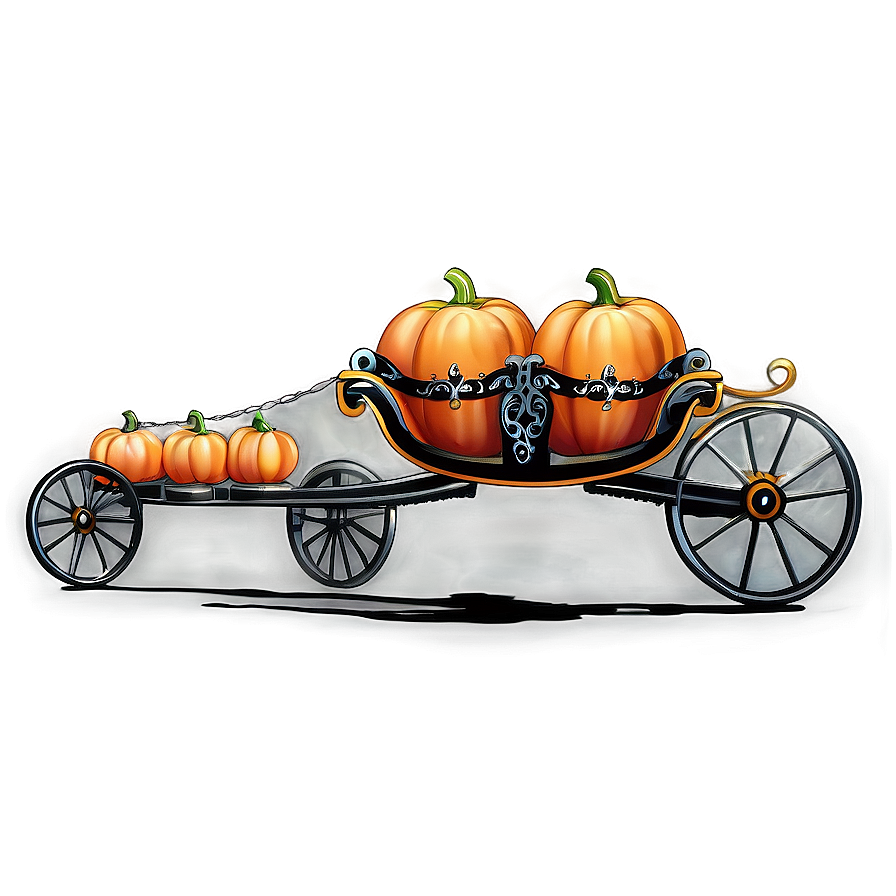 Fantasy Pumpkin Carriage Png 04292024