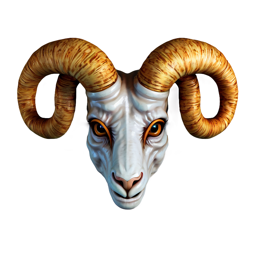 Fantasy Ram Head Creature Png Fcu41