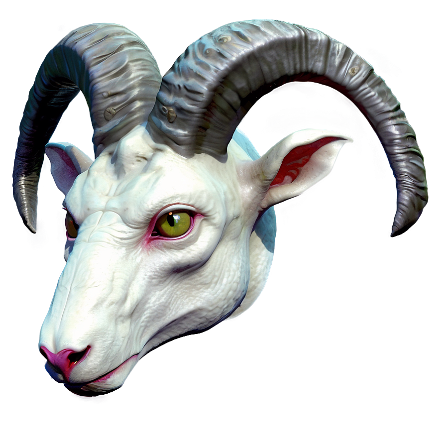 Fantasy Ram Head Creature Png Olo23