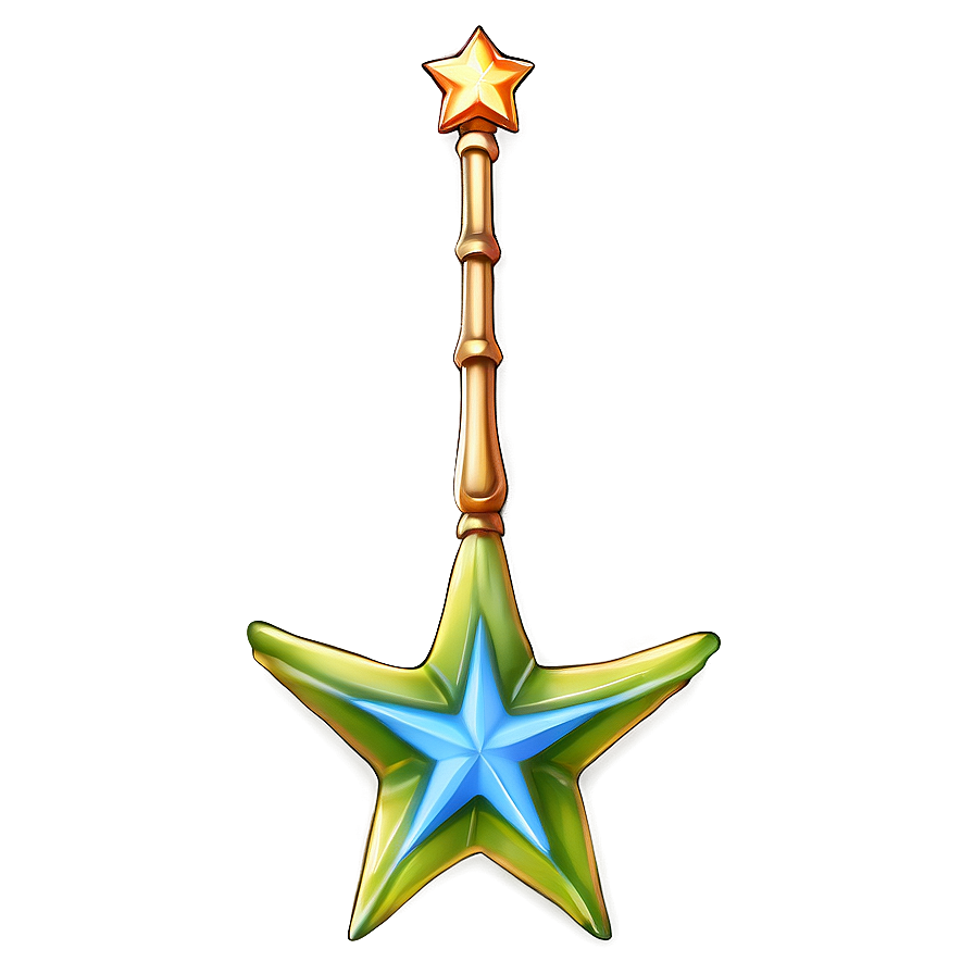 Fantasy Star Wand Png 72