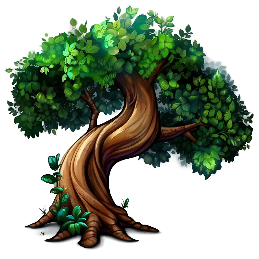 Fantasy Tree Illustration Png 06122024