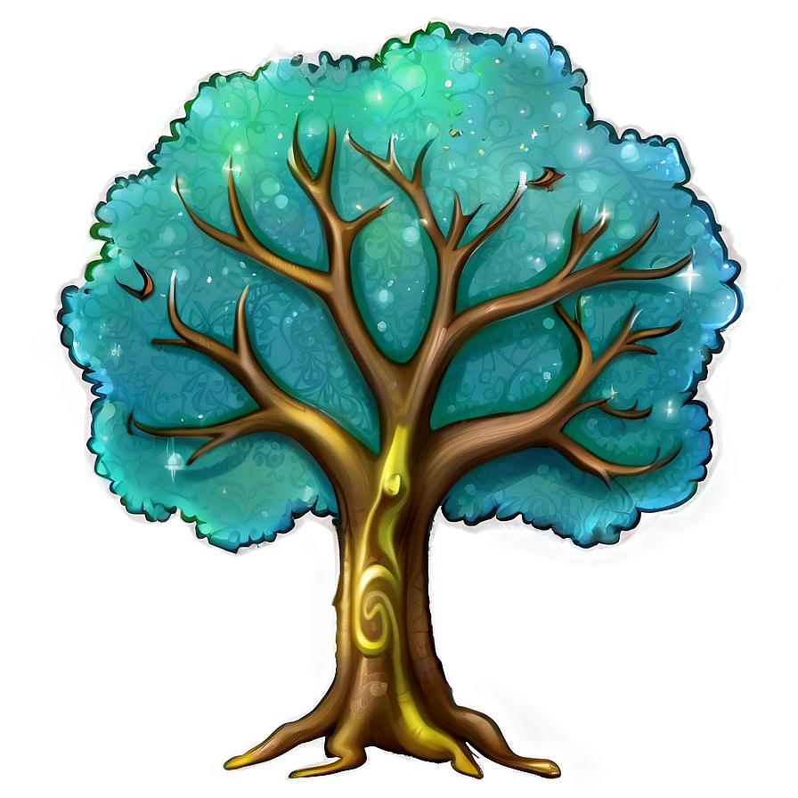 Fantasy Tree Illustration Png 06122024