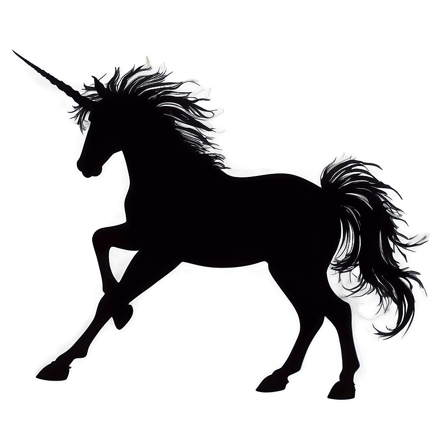 Fantasy Unicorn Silhouette Png Ndn71