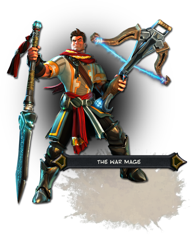 Fantasy War Magewith Weapons