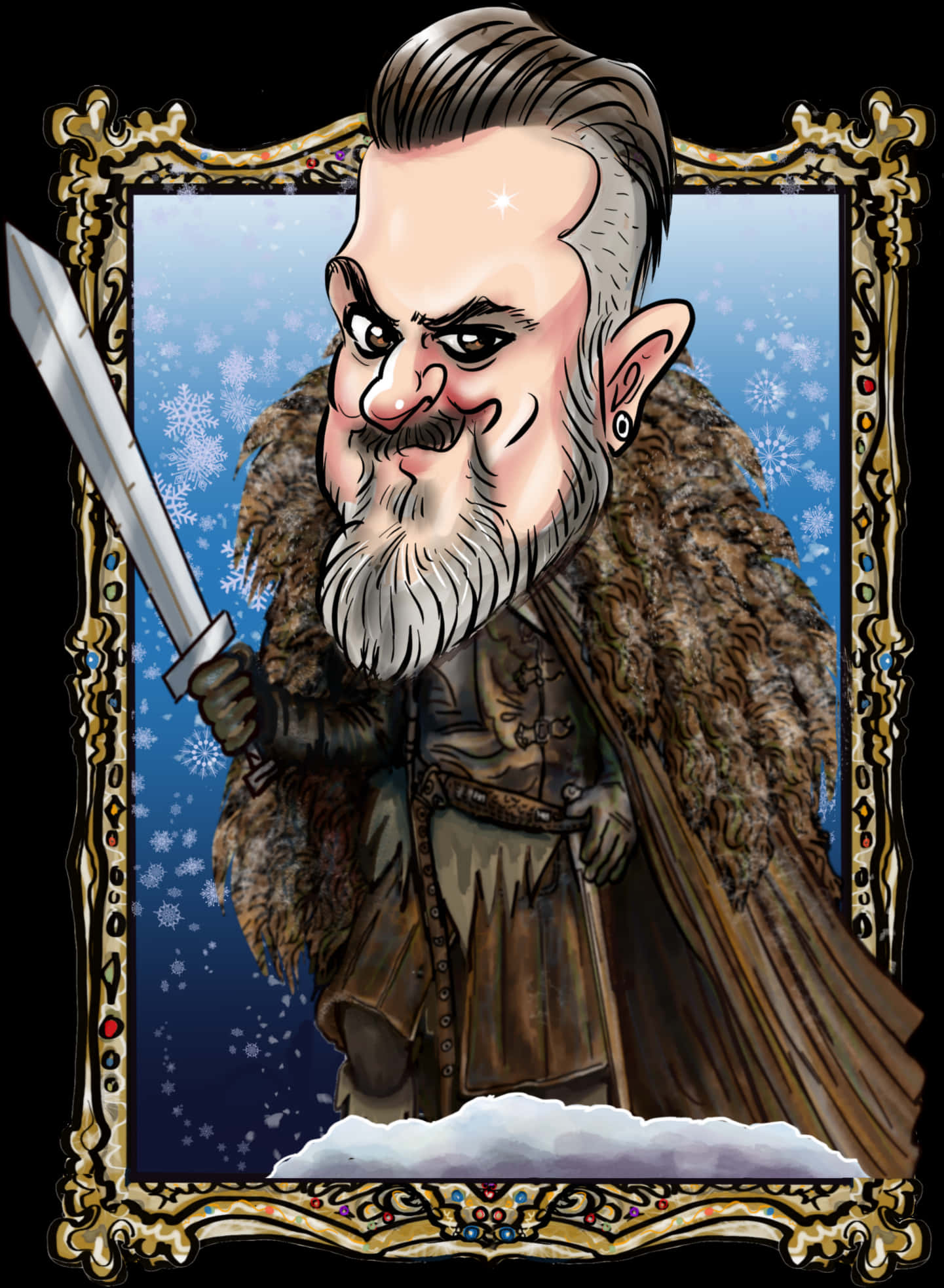 Fantasy Warrior Caricature