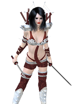 Fantasy Warrior Girl Costume