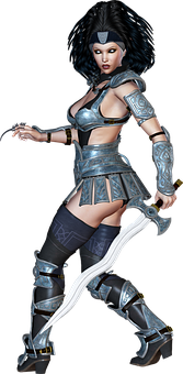 Fantasy Warrior Woman Armor