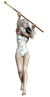 Fantasy_ Warrior_ Woman_with_ Staff