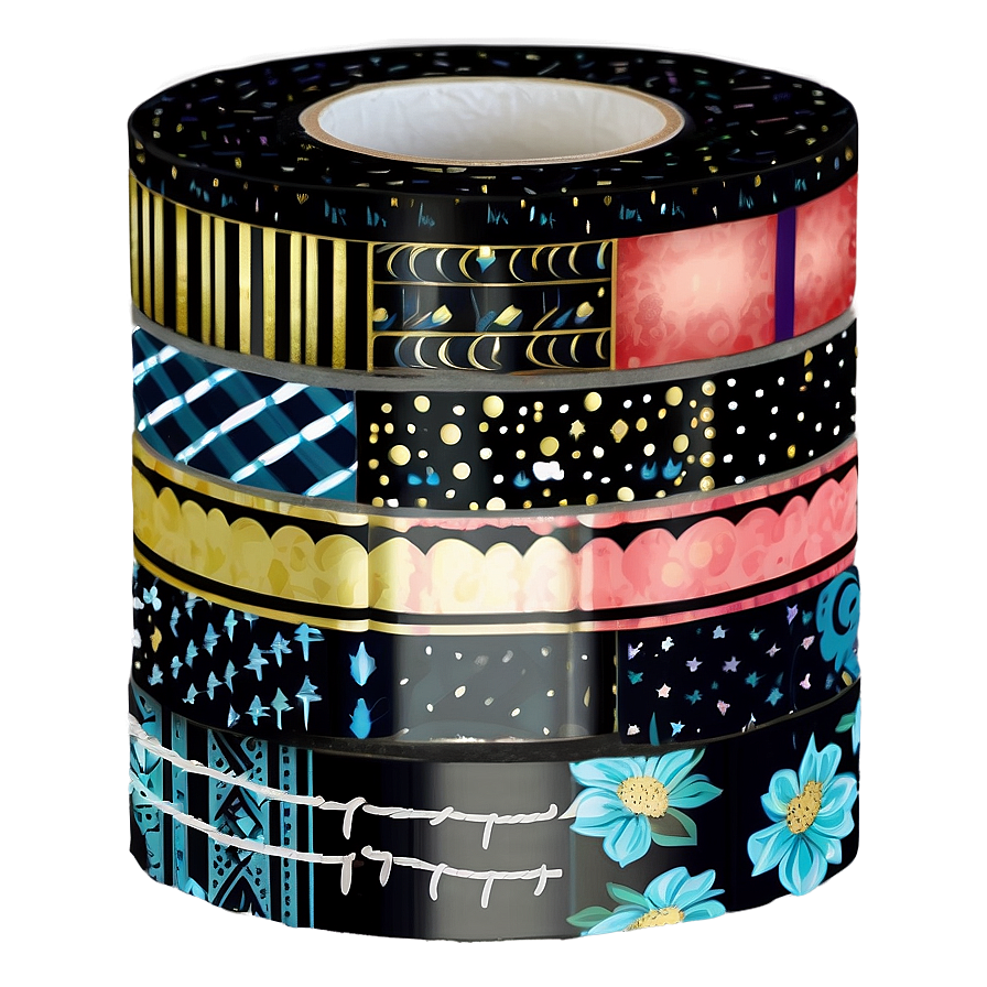 Fantasy Washi Tape Aesthetic Png Tdk91