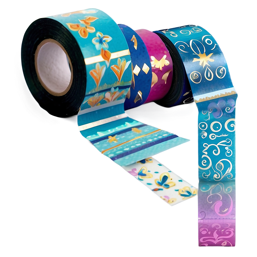 Fantasy Washi Tape Aesthetic Png Vqj