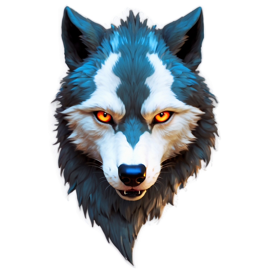 Fantasy Wolf Face Avatar Png 95