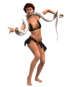 Fantasy Womanwith Snake