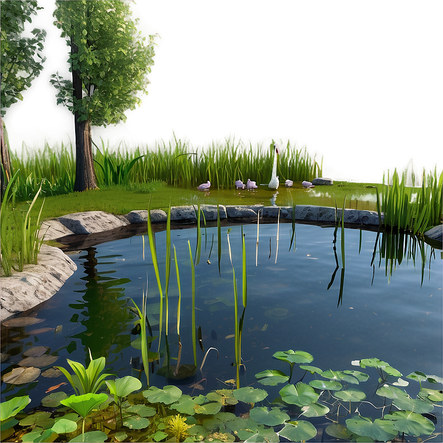 Farm Pond Environment Png Apr